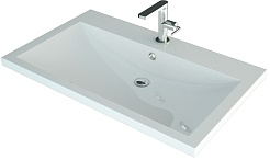 Misty Тумба с раковиной Торос 75 мрамор античный – фотография-3